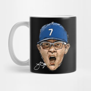 Julio Urias Los Angeles D Scream Mug